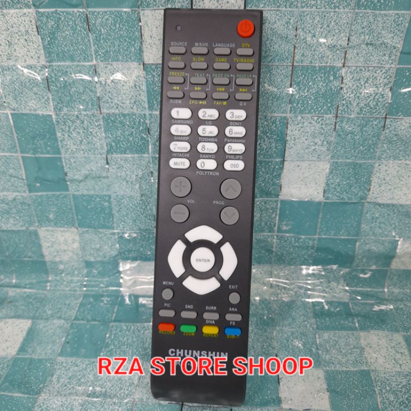 REMOTE REMOT TV POLYTRON LED LCD SERI PLM SEPERTI ORIGINAL GS