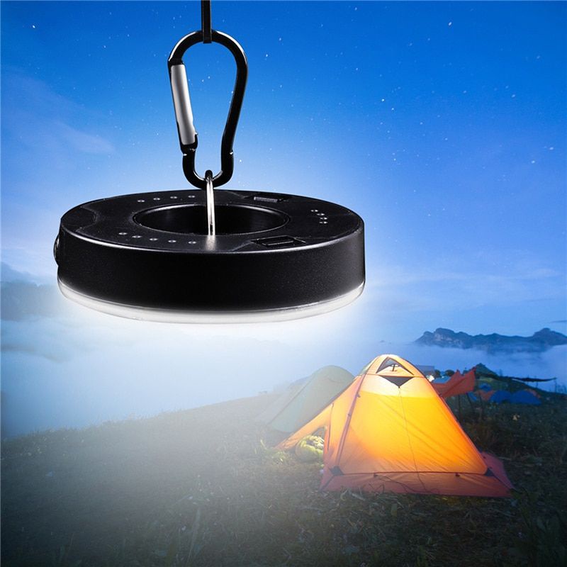 Dozzlor Senter Lampu Gantung Lantera Emergency Tenda LED Lantern - G198382 - Black