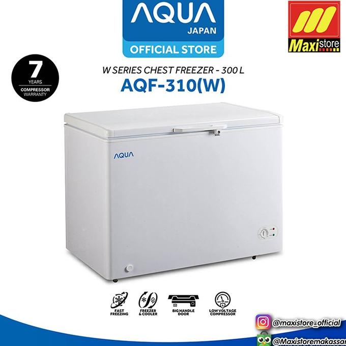 siap kirim] AQUA JAPAN AQF-310(W) Chest Freezer [300 L] - Garansi Resmi
