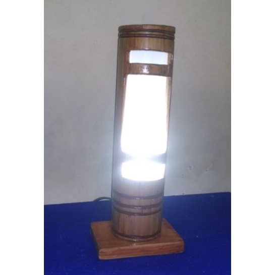 lampu hias / lampu tidur bambu