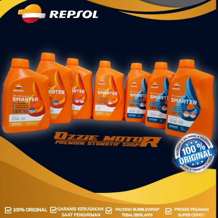 OLI REPSOL SMARTER SPORT 4T 10W30 SEMI SYNTHETIC 1L MA OLI MESIN 4T