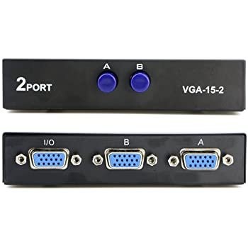 VGA SWITCH 2 PORT SWITCHER VGA 2 PORT 2 INPUT 1 OUTPUT