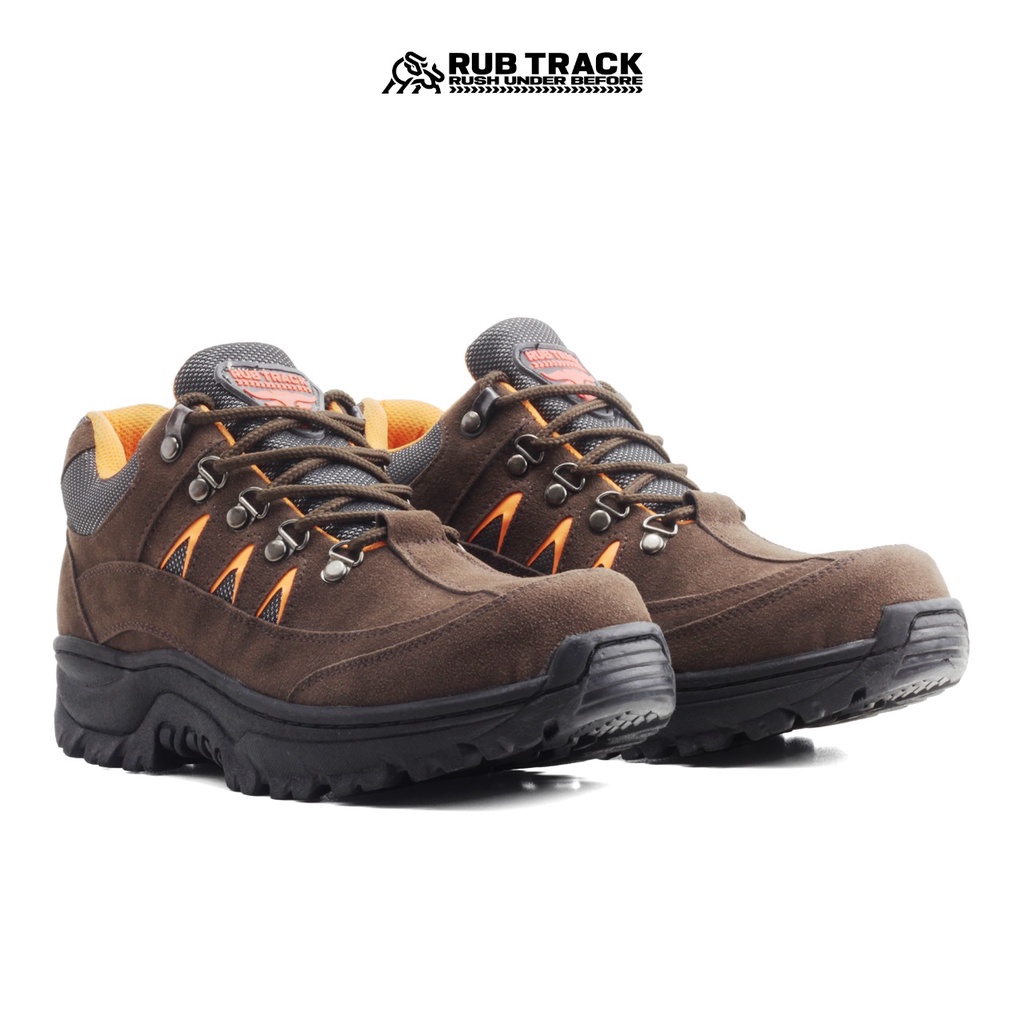 RUBTRACK STEGO SUEDE SEPATU SAFETY RUBICON STEGO SEPATU BOOTS PRIA SAFETY UJUNG BESI TRACKING PROYEK KERJA TOURING SEPATU GUNUNG RUB TRACK