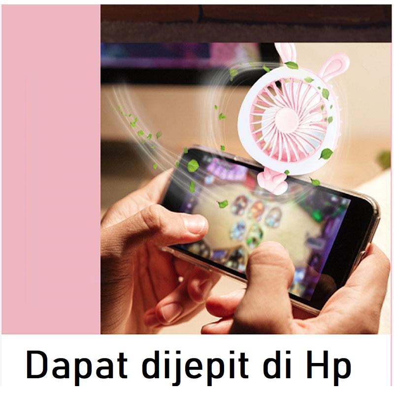 Kipas Angin Mini Kipas Angin Portable LED Import Kipas Angin Jepit Handphone