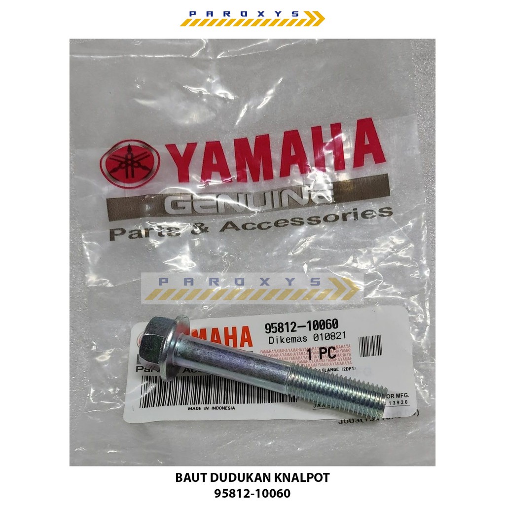 BAUT DUDUKAN KNALPOT 95812-10060 NMAX AEROX 155 ORI YGP