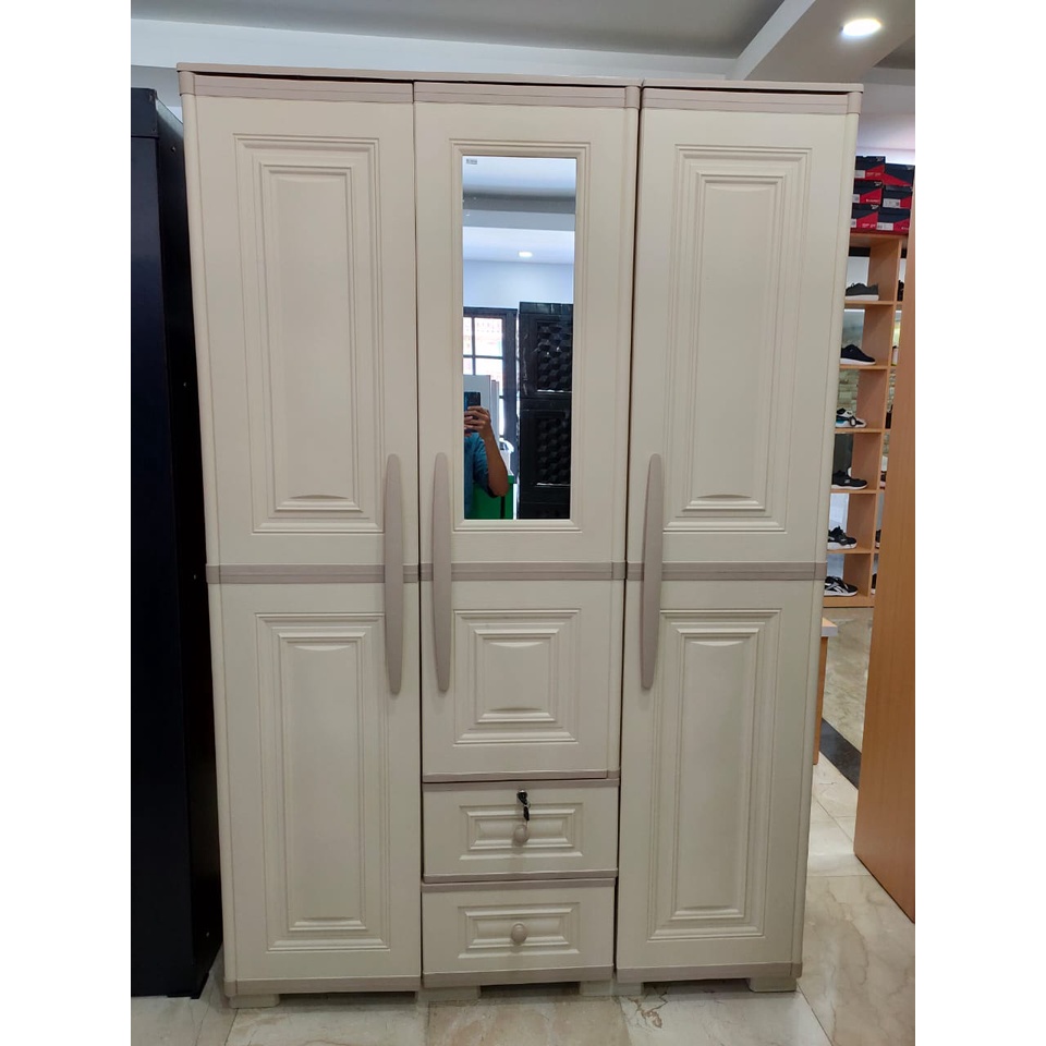 Lemari Olymplast 3 pintu Modern