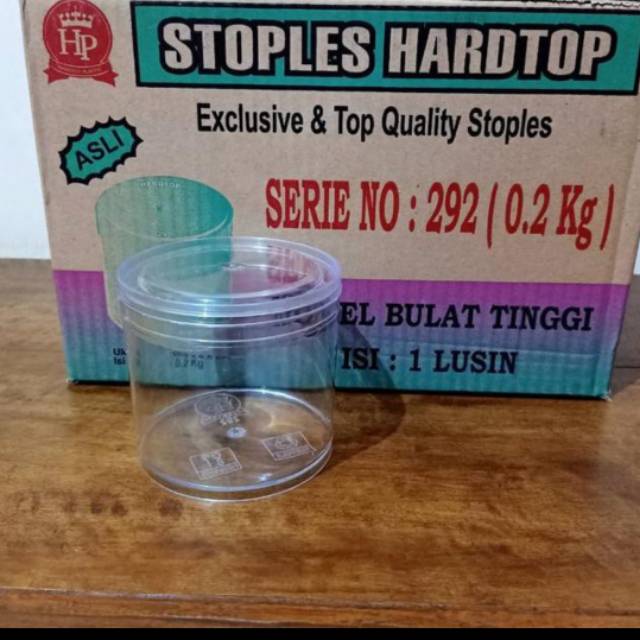  Toples  kue  kering  hardtop 292 Toples  bulat pendek tabung 