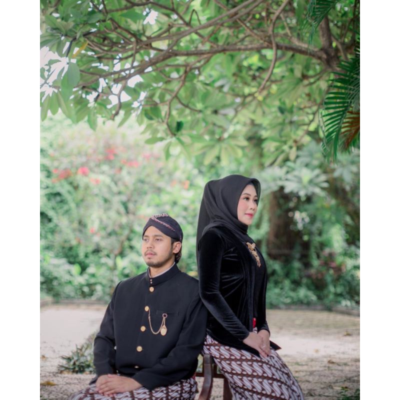 Baju Couple Prewed INSTAN / Adat Jawa - Jogja / Baju Prewedding Jawa