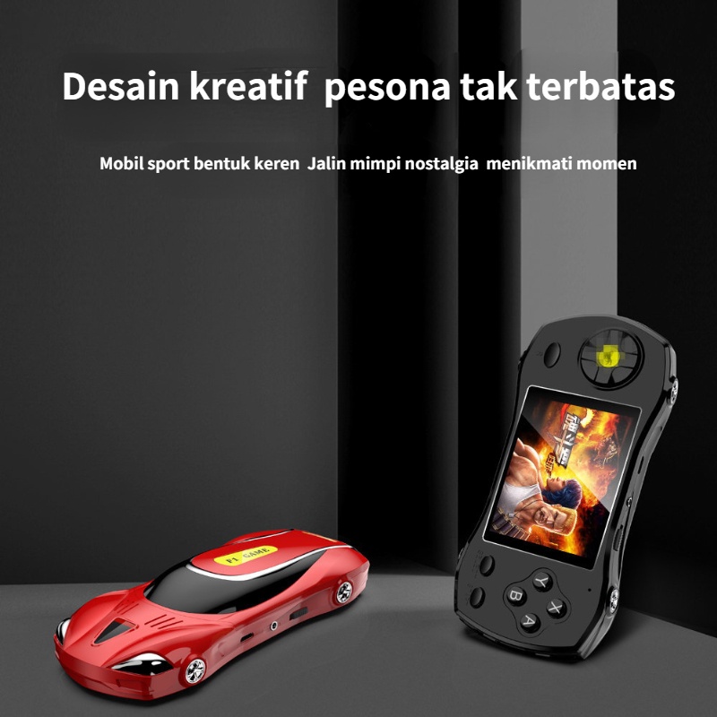 Model mobil F1 baru 620AV audio dan video genggam retro nostalgia mini anak-anak tunggal dan ganda konsol game pertempuran SUP