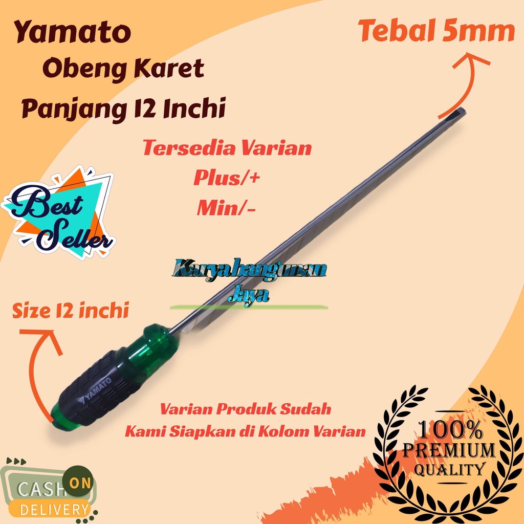 Obeng Semut YAMATO 12 INC - (-)MINUS