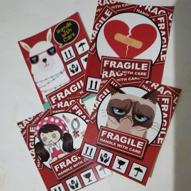 

{{1FREE1}} ❤️ Sticker FRAGILE - 45pcs