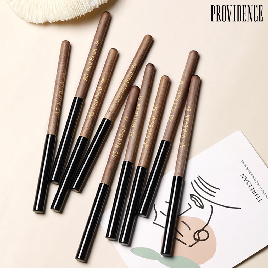 Providence Brush Liner Kuku Anti Slip Reusable Untuk Manicure / Nail Art Diy