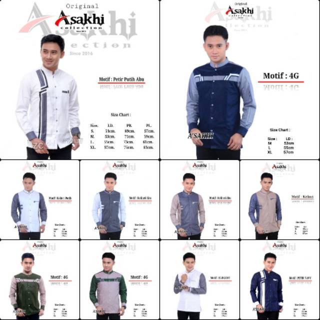 Baju Koko Muslim Pria Gus Azmi syubbanul muslimin  hadroh azzahir baju koko santri