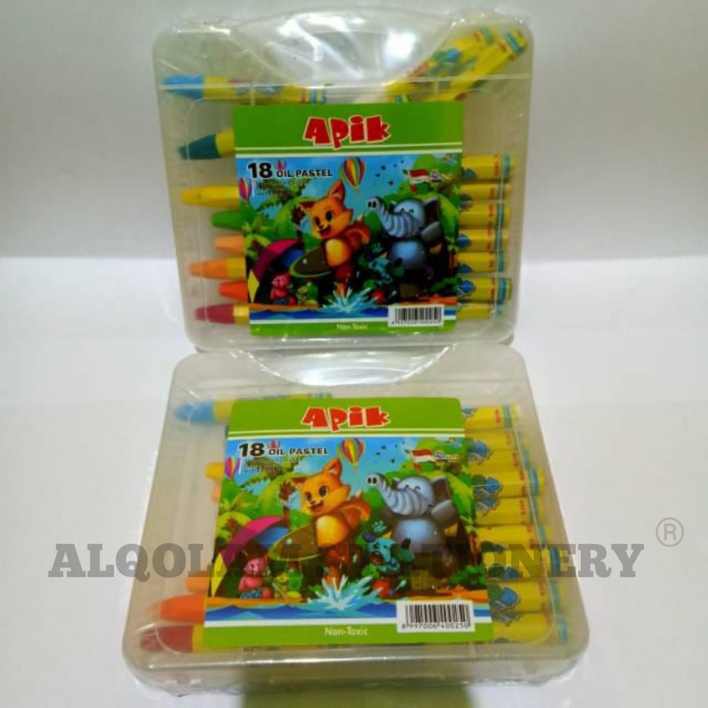 

dNoura SATU SET ( 18 WARNA ) Oil Pastel Crayon Apik 18 Warna