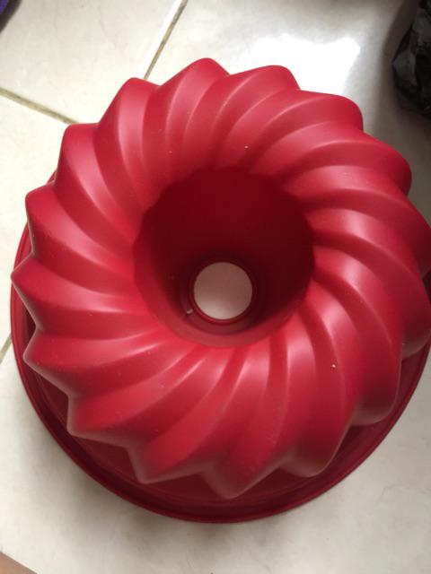 Cj Cetakan Silikon Puding Kue Swirl I