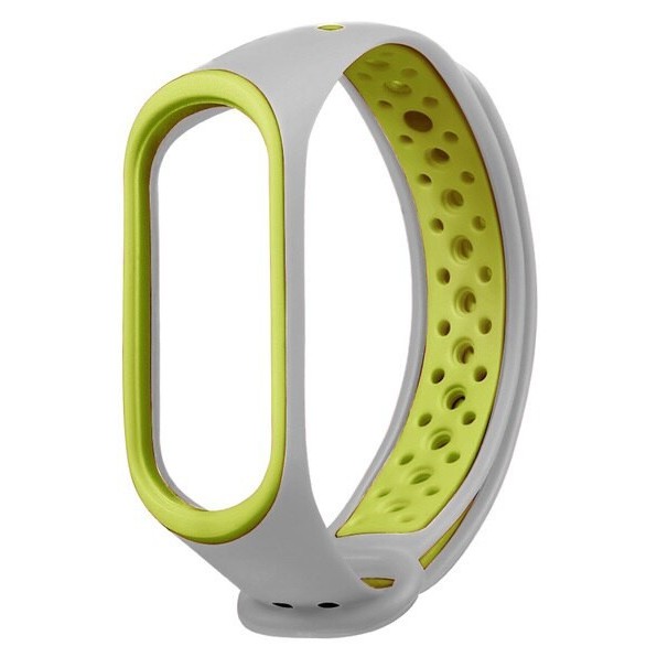 Sporty Strap Mi Band 4 / Mi Band 3 / M6 M5 M4 M3 Tali Jam Sport Xiaomi Mi Band OASE Sneakers-Abu Hijau