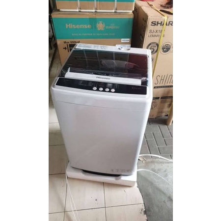 MESIN CUCI 1 TABUNG 8KG HISENSE MESIN CUCI OTOMATIS 8 KG HISENSE GARANSI RESMI