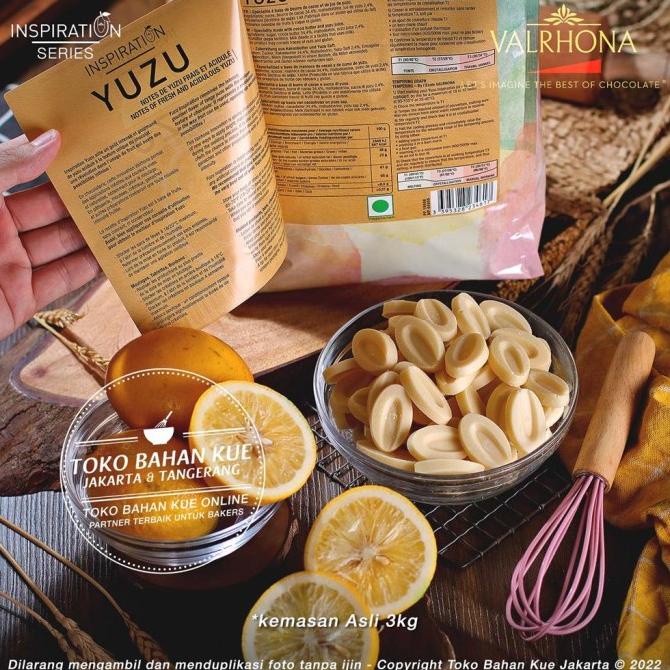 

Valrhona LEMON YUZU Inspiration 250gr Chocolate Couverture ---NEW---
