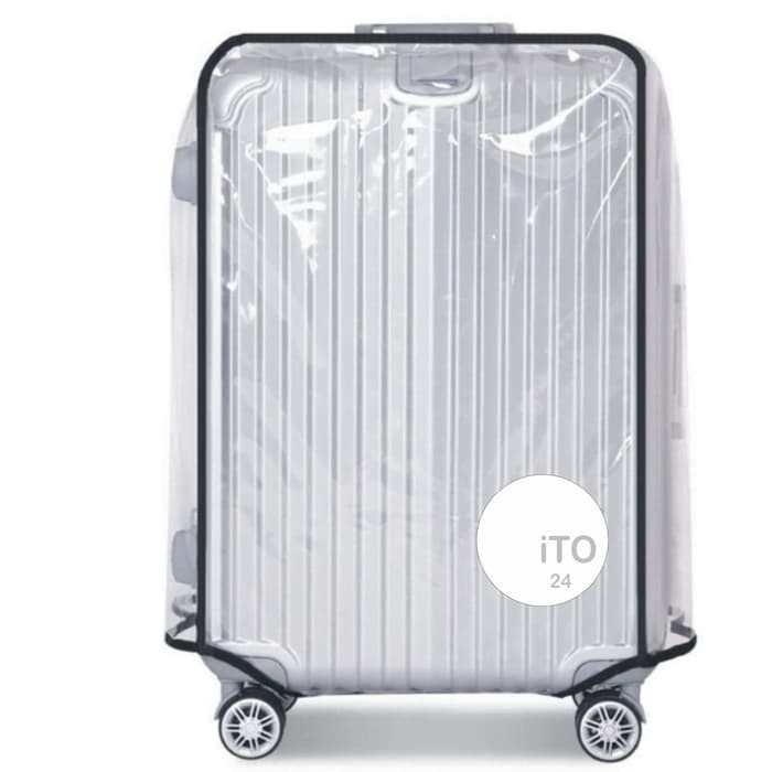 Mega_1688 Luggage Cover Transparant Cover Pelindung Koper Transparan ITO 24&quot; MG575