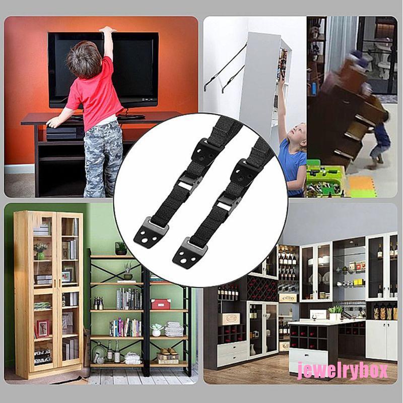 Jx Tali Pengaman Tv/Furnitur Anti Jatuh Bahan Metal Untuk Melindungi Bayi/Anak