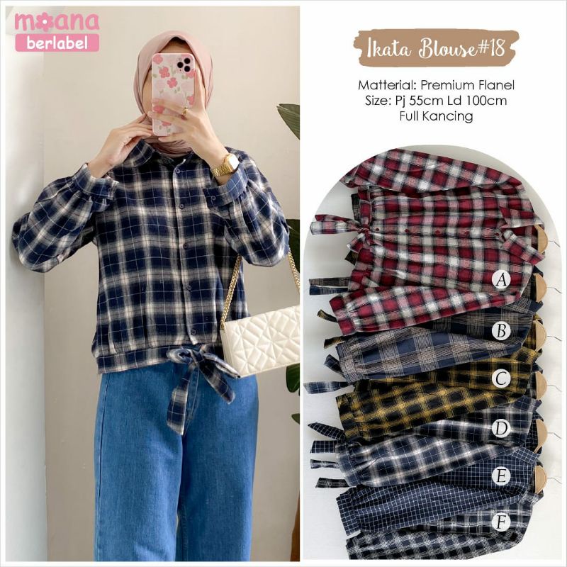 (NEW) BAJU BLOUSE WANITA FASHION MUSLIM // IKATA BLOUSE#18#20  BY MOANA-D