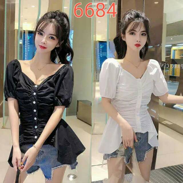 ATASAN KANCING COTTON IMPORT 6684#