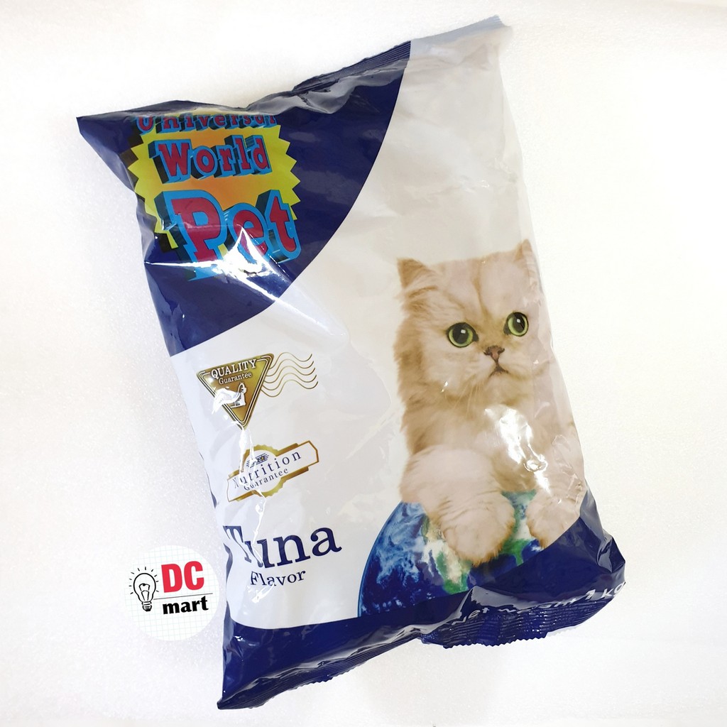 UNIVERSAL CAT FOOD 1KG Makanan Kucing Kering Tuna Donat 