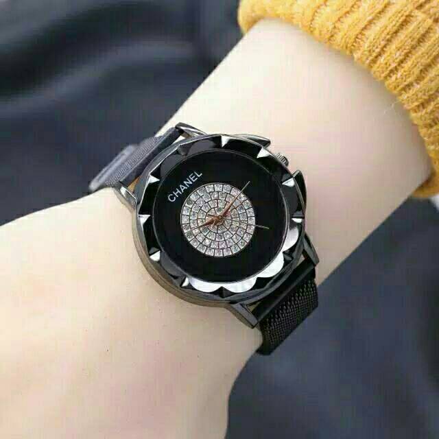 (Terima Cod)Jam Tangan Wanita Chn Polos  Magnet