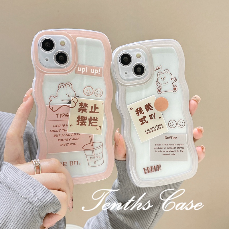 Soft Case Transparan Motif Hewan Untuk IPhone 13 12 11 Pro Max Se 2020 X XR Xs Max 7 8 6 6s Plus