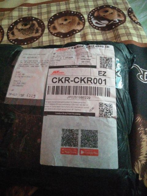 Gorden Tirai Homemade Smokring Motif Caramel