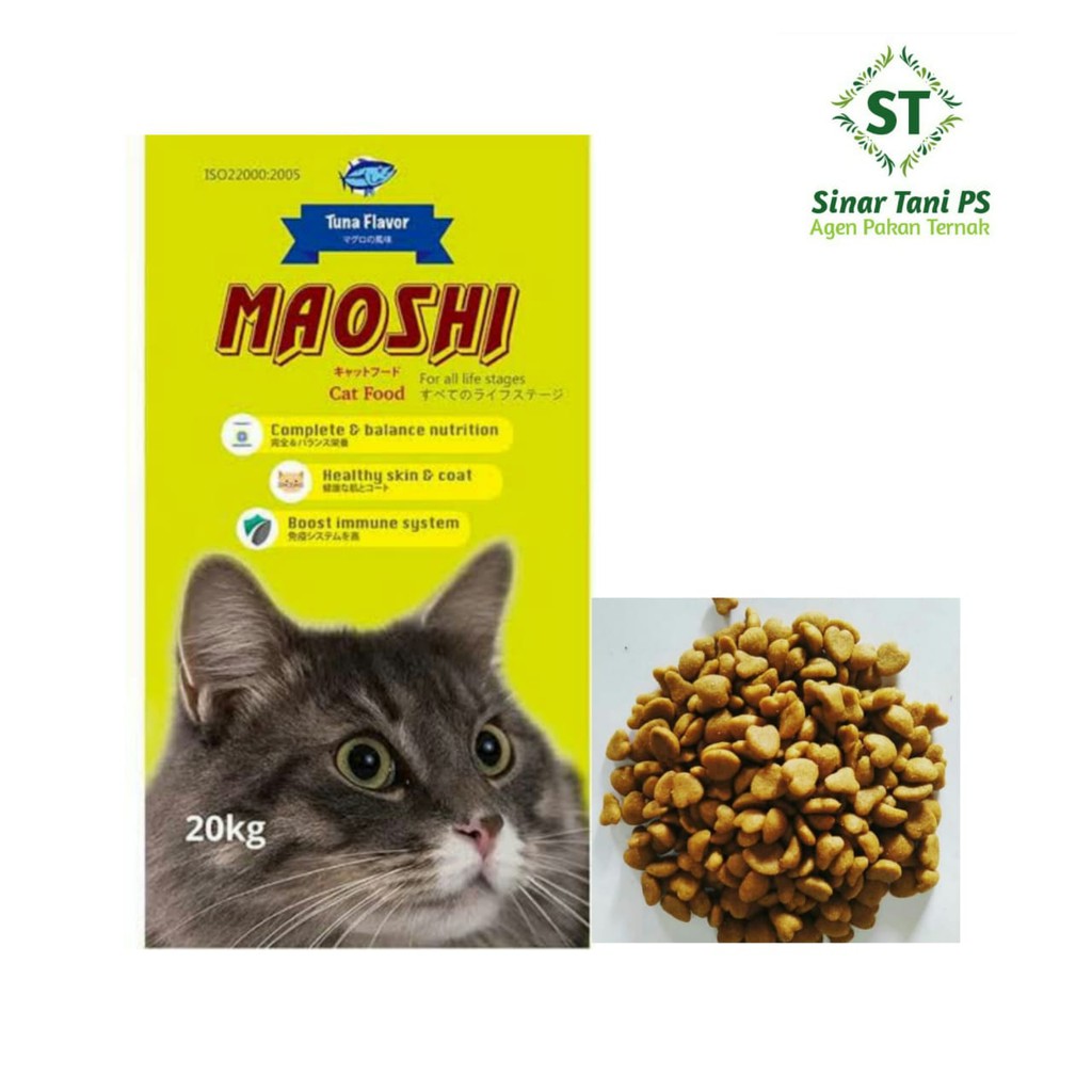 maoshi 10kg makanan kucing