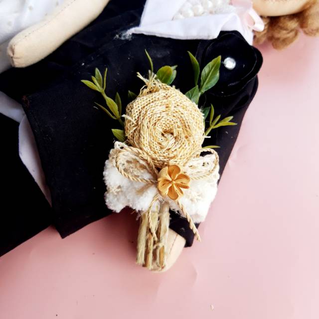 READY STOK BROS JAS / BROS BUNGA /BOUTONNIERE CORSAGE / BROS PENGANTIN PRIA/ CORSAGE RUSTIC
