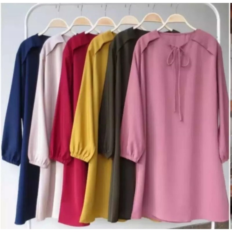Atasan Tunik Jumbo / Atasan wanita / Atasan Wanita Murah / Atasan Wanita Kekinian / /Baju Wanita Ter