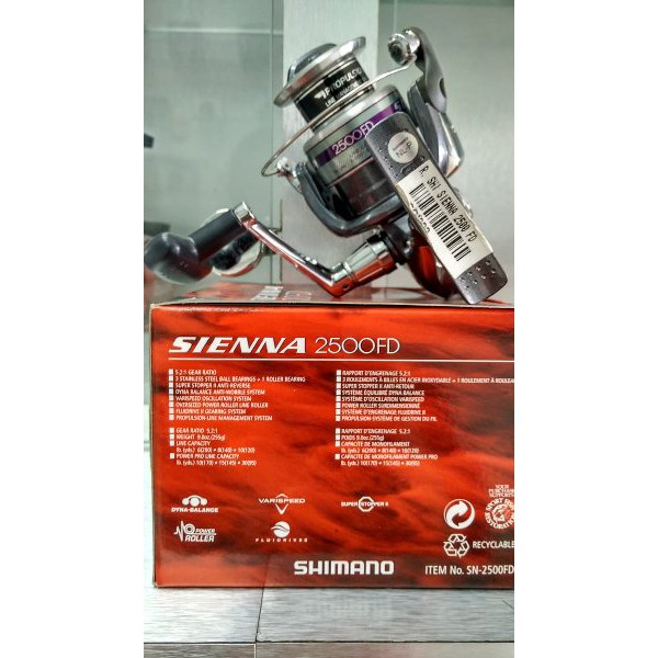 Reel SHIMANO SIENNA 2500 FD
