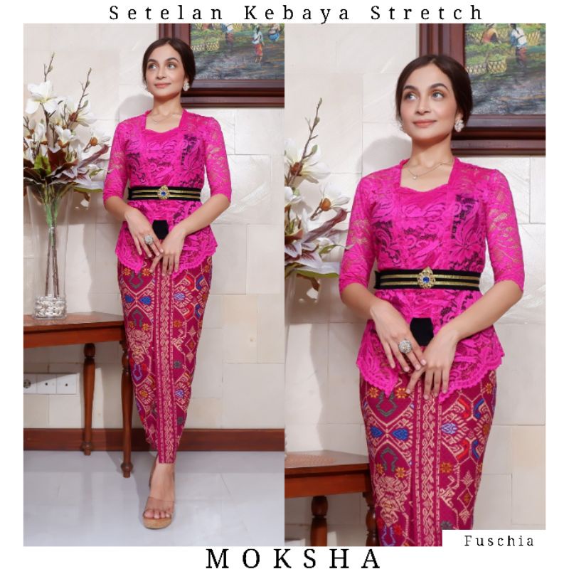 Setelan Kebaya Kutubaru Stretch Moksha