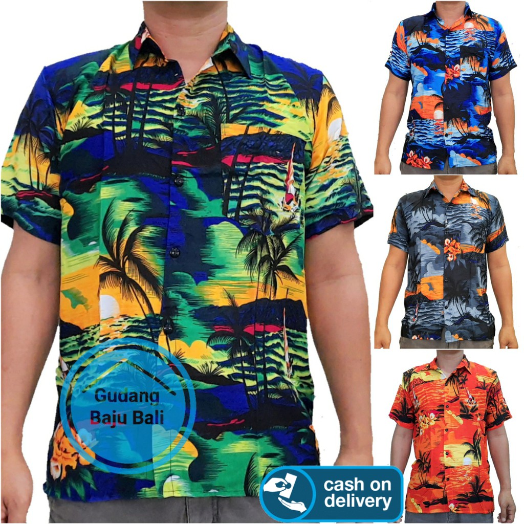Kemeja Pantai / Kemeja Hawai / Kemeja Bali (Bahamas) M-XXXL