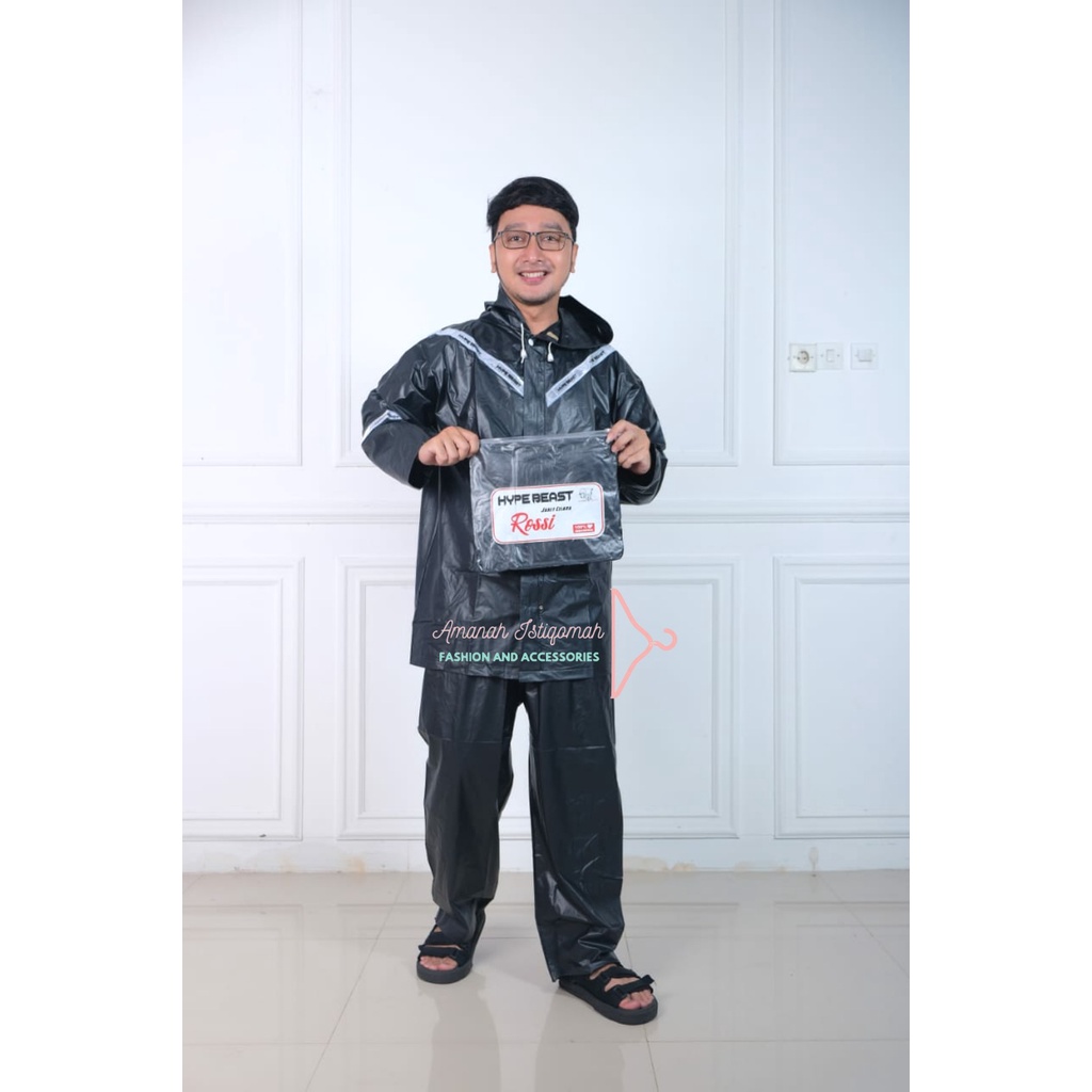 Jas Hujan Rossi Jaket Celana Hypebeast Exclusive