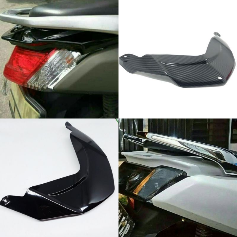 Ducktail Nmax Old karbon sirip Lampu stop Nmax Old Nmax Old Cover Topi  Lampu Stop Nmax