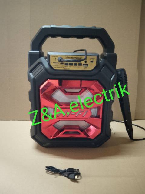 Speaker Radio Portable karaoke Seri : 4080BT A MITSUYAMA
