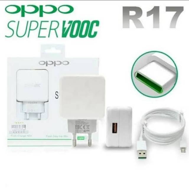 CHARGER OPPO ORIGINAL SUPER VOOC CHARGING R17 TYPE C / USB-C