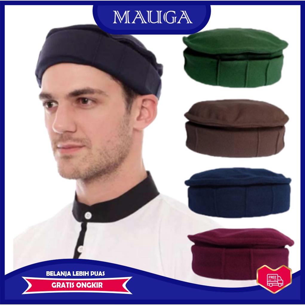 Topi Peci Pakol Taliban Bahan Flece