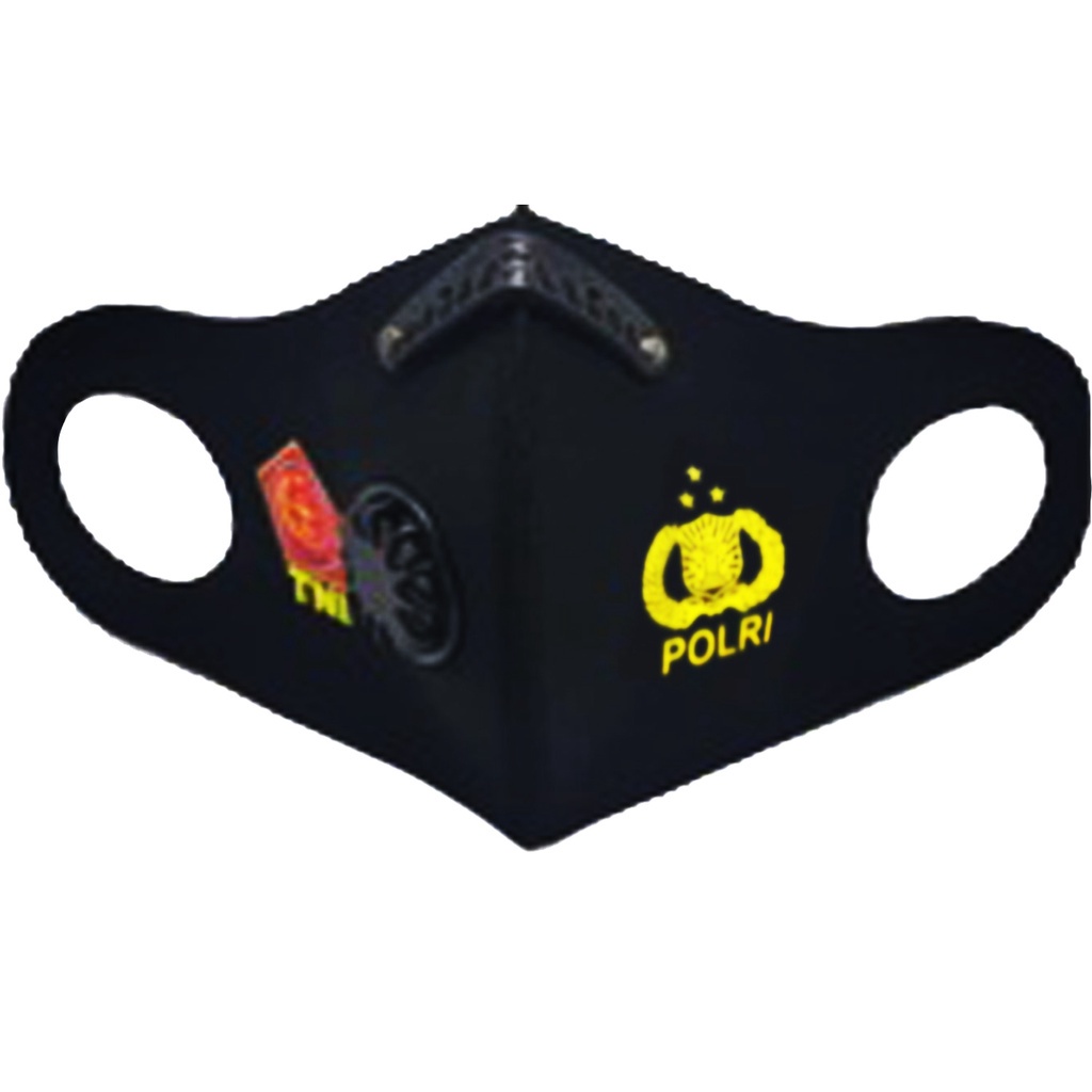 Masker Scuba Dawasa Tni Polri Logo Sablon Pria Wanita Premium