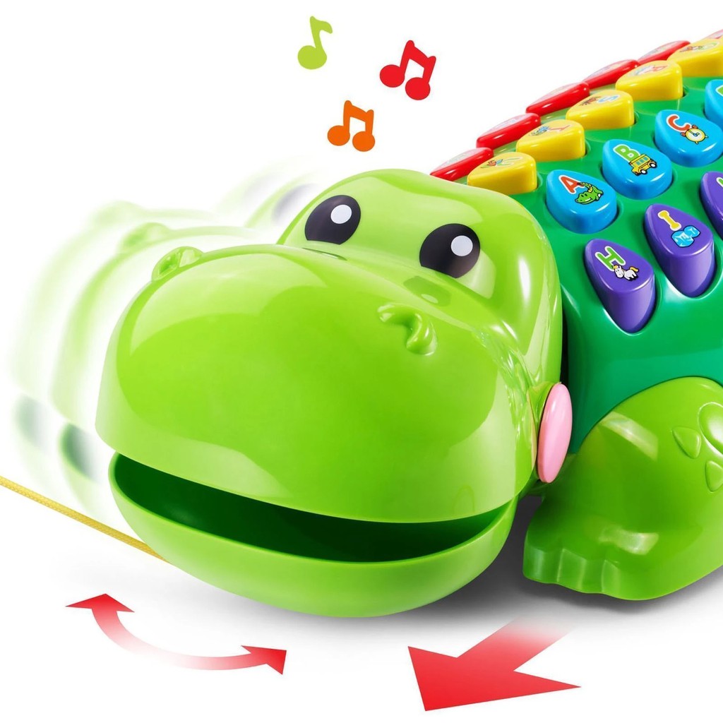VTECH ALPHA-GATOR - Mainan Edukatif Anak Alphabet Bersuara Model Alligator Lucu