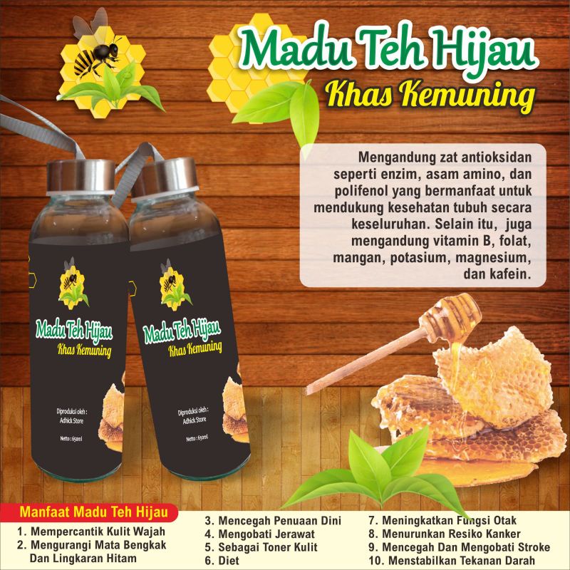 

MADU TEH HIJAU KEMUNING - MADU HUTAN MURNI AKASIA CARPA