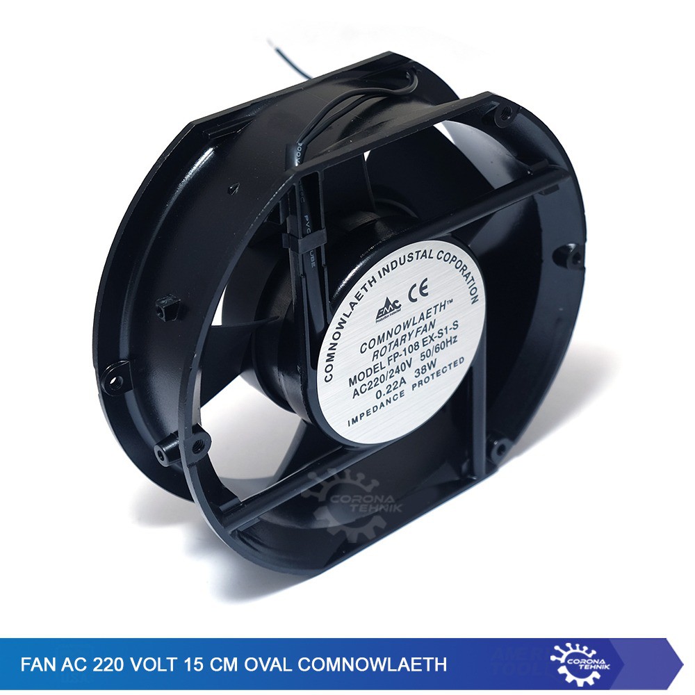 Fan AC 220 Volt 15 cm Oval Comnowlaelth - Non Bearing