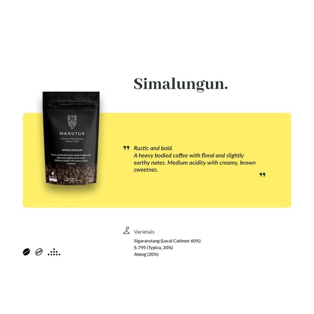 

Manutur Arabica Coffee Simalungun 100gr TERASA