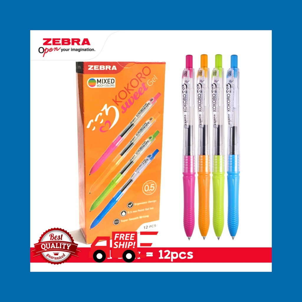 

PENA ZEBRA KOKORO GEL 0.5MM (12)