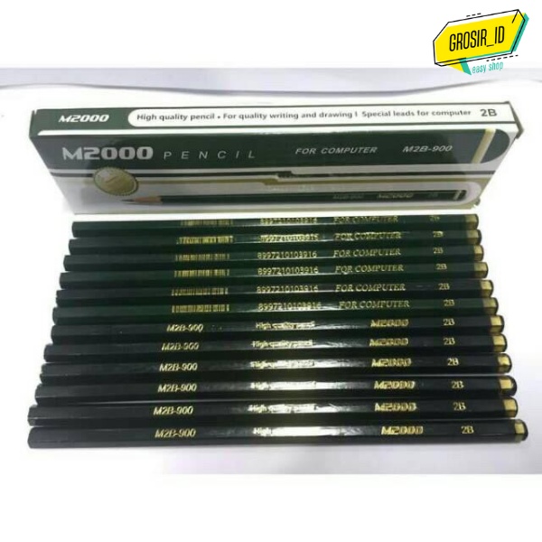 

1psc pensil m200 hijau 2 b