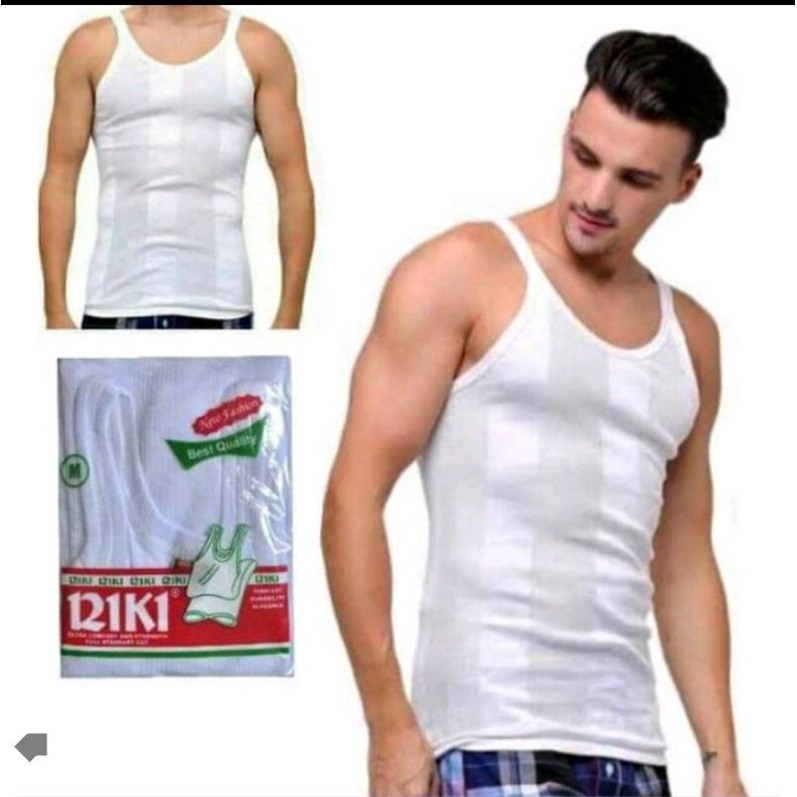 Kaos Dalam Pria Dewasa Singlet putih