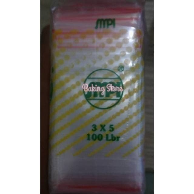 Kantong Plastik Klip - Zip Zip Lock Bag 3x5cm isi 100lembar